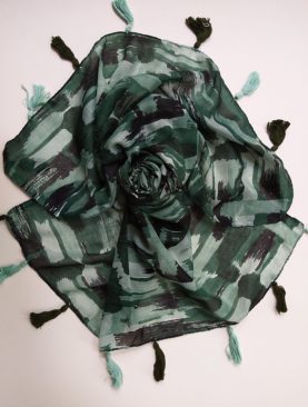 Salute to the Army Green Military Print Stole