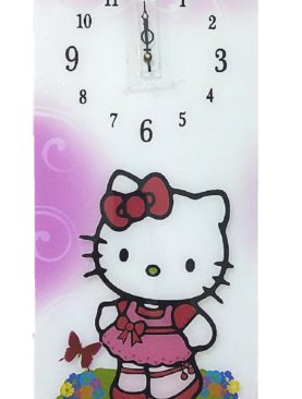 Kitty Cat Wall Clock for Kids