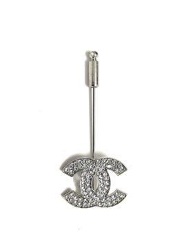 Channel Silver Lapel Pin