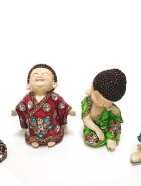 Tiny Buddha (set of four)