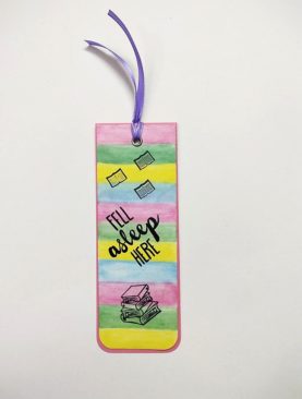 Handmade Rainbow Bookmark
