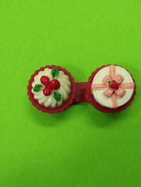 Cupcake Lens Case (Red)