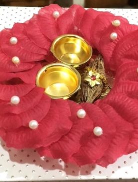 Roli Chawal Platter for Raksha Bandhan (Red)