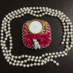 Pink Flower Tealight Holder
