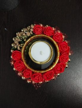 Bride Red Tealight Holder